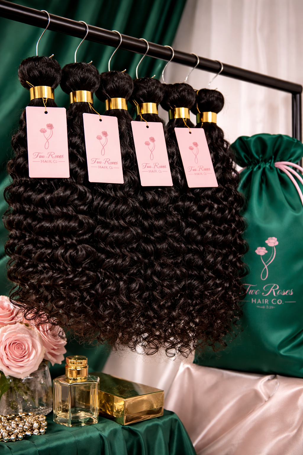 Two Roses Hair Deep Wave Hair Bundles — bold curls and volume
Luxury deep wave curls with natural movement
Natural black deep wave bundles with soft shine
Premium virgin deep wave hair with full volume